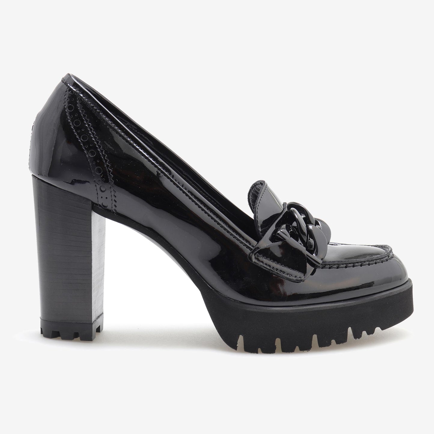 Mocassin de verniz