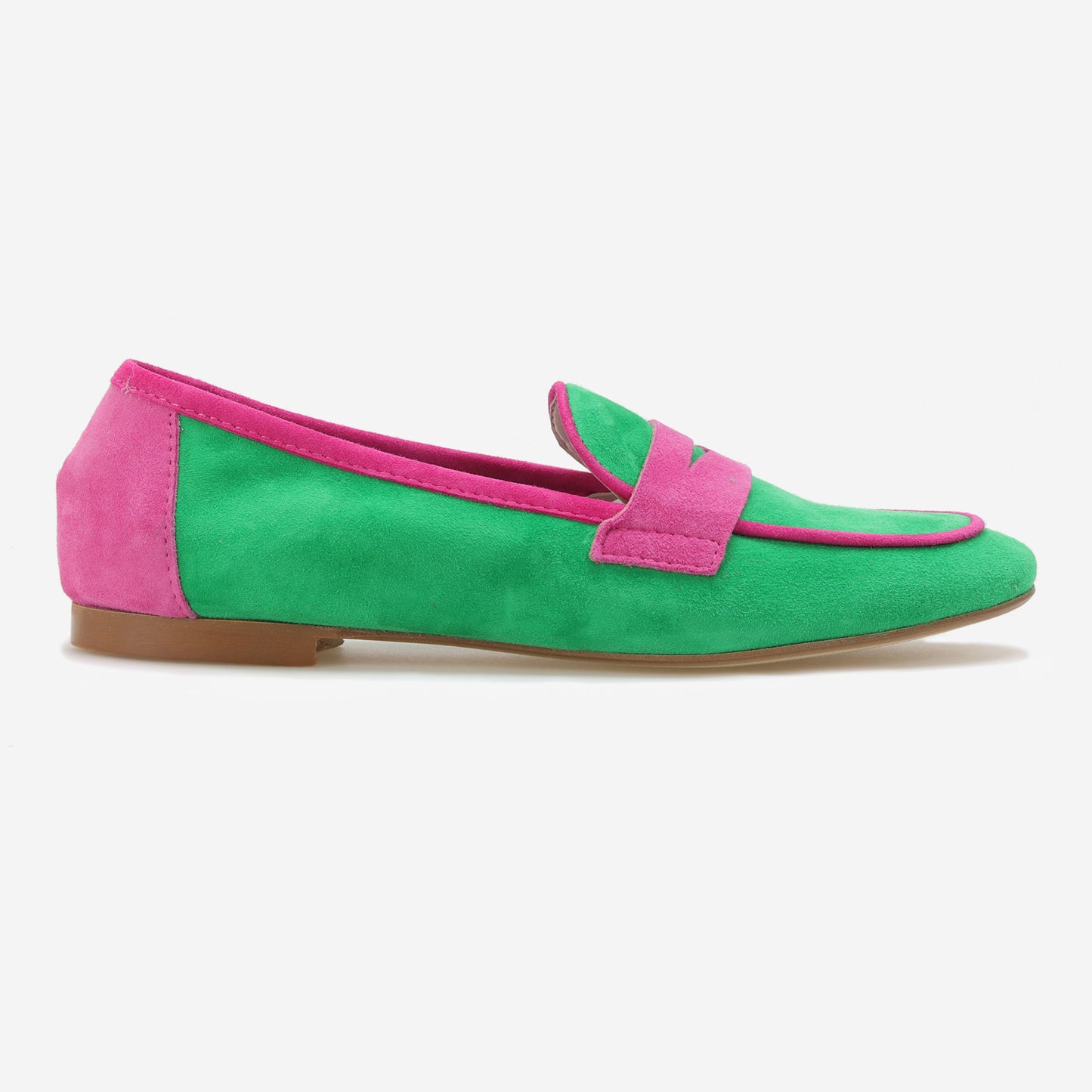 Mocassins de Camurça Tricolor