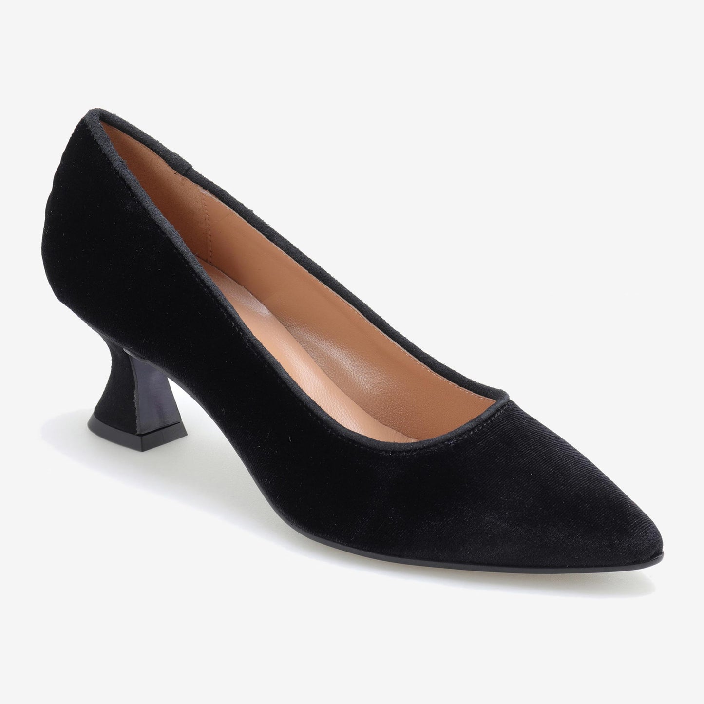 Scarpin de veludo