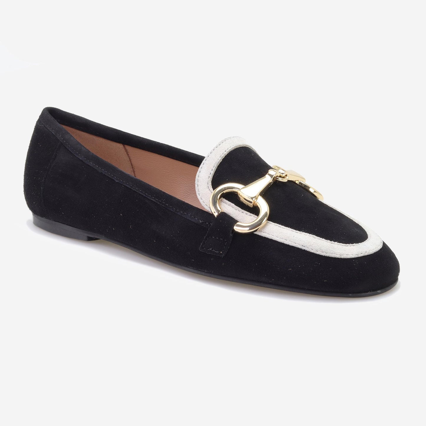 Mocassins de Camurça Bicolor