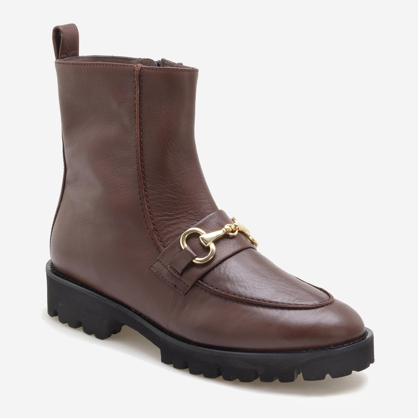 Botins em Pele com Bridão