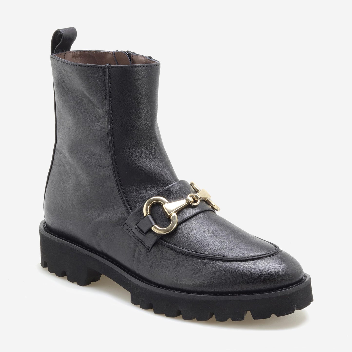 Botins em Pele com Bridão