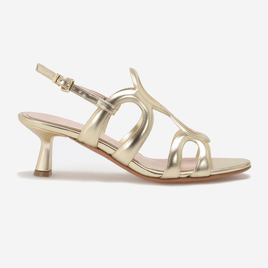 Sandálias Metalizadas