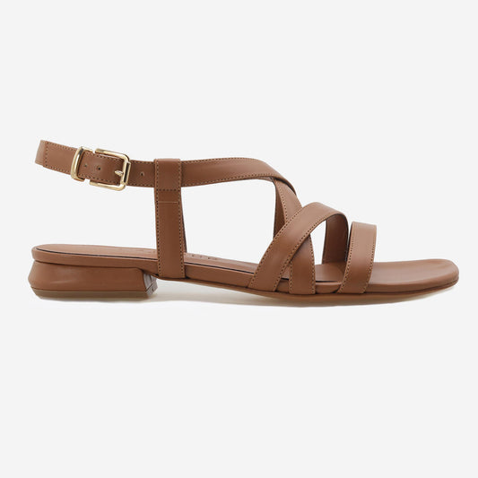 Sandálias em Pele de tiras
