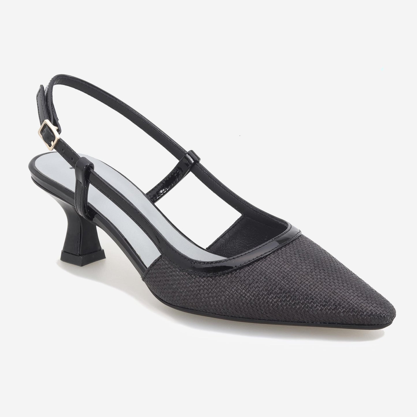 Sapatos Scarpin em Ráfia trama fina