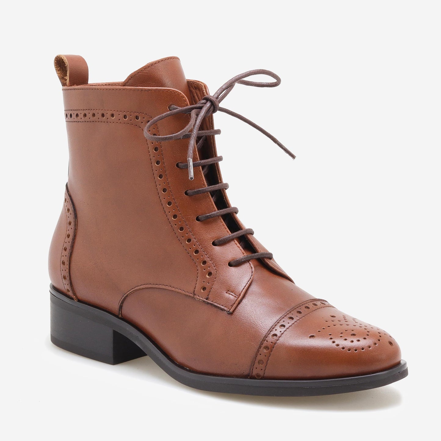 Botins em Pele com Atacadores