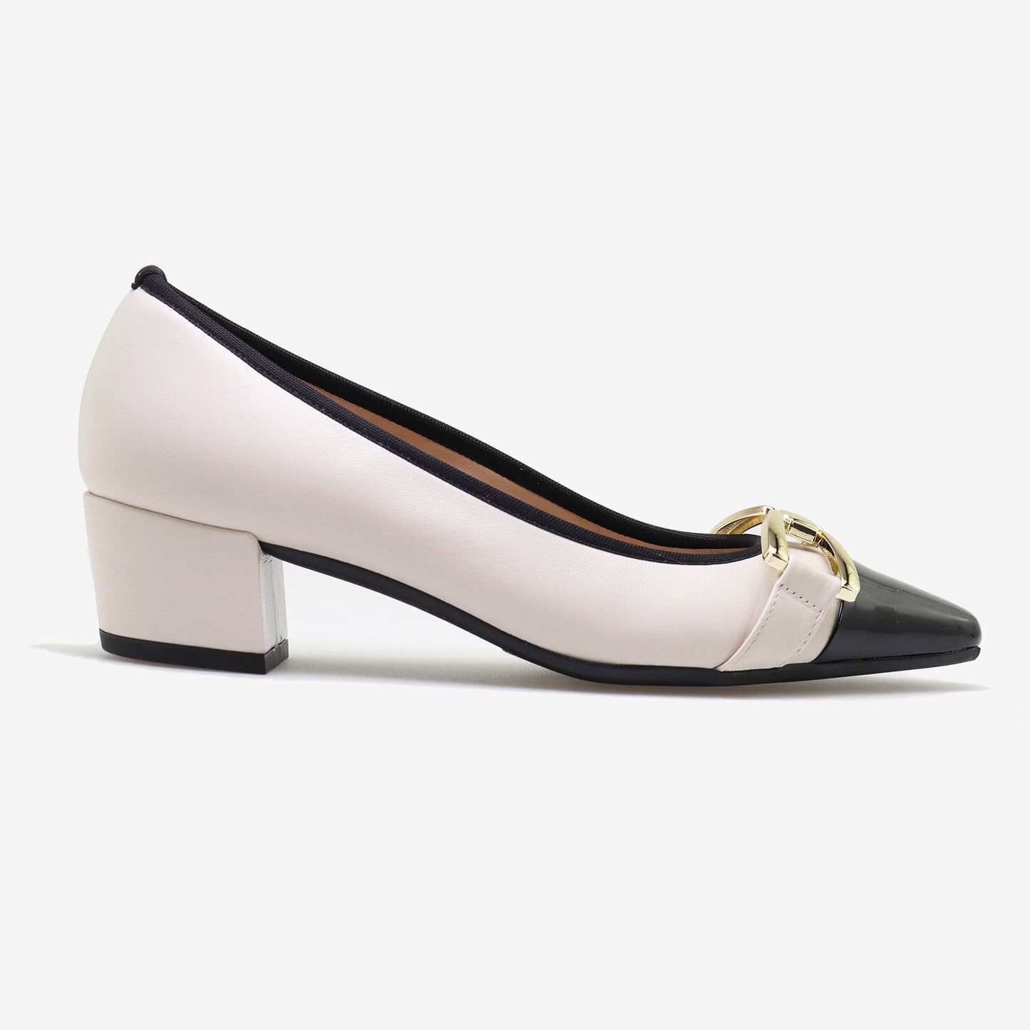 Scarpin bicolor