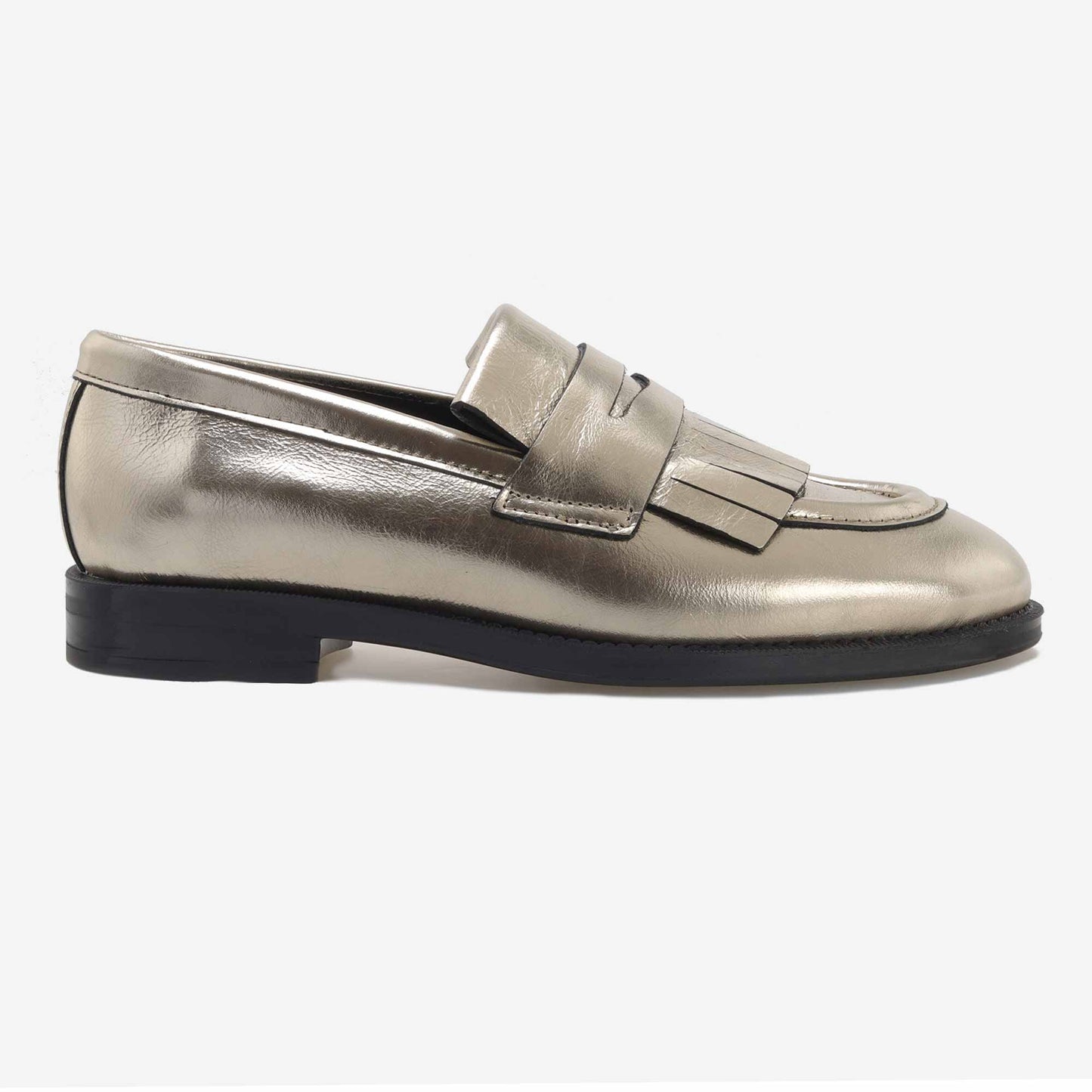 Mocassins com franjas