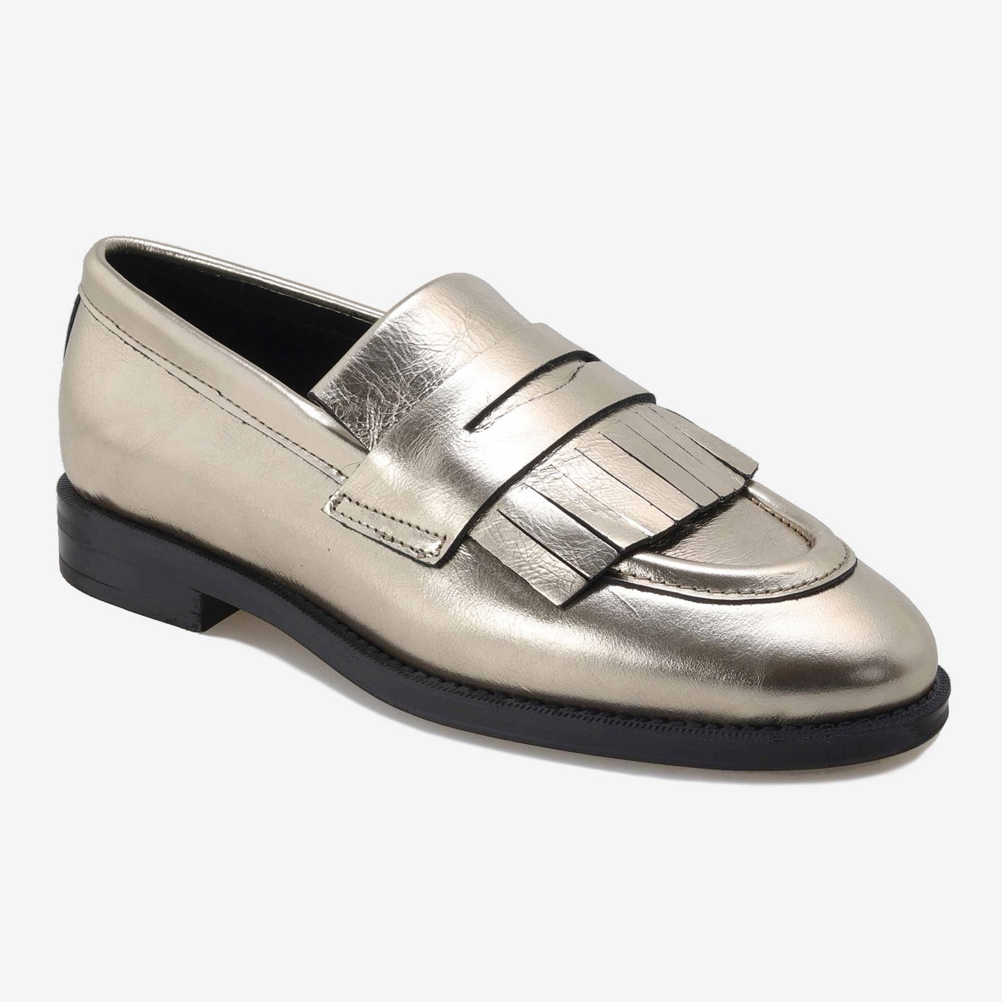 Mocassins com franjas