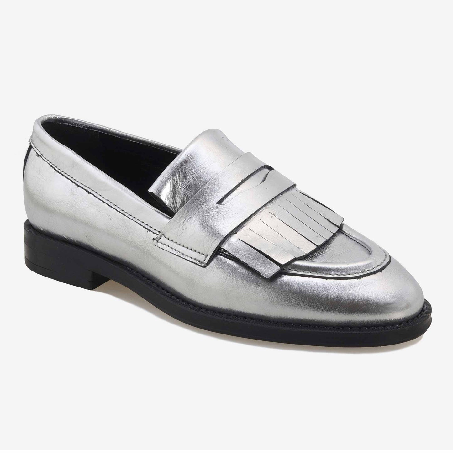 Mocassins com franjas