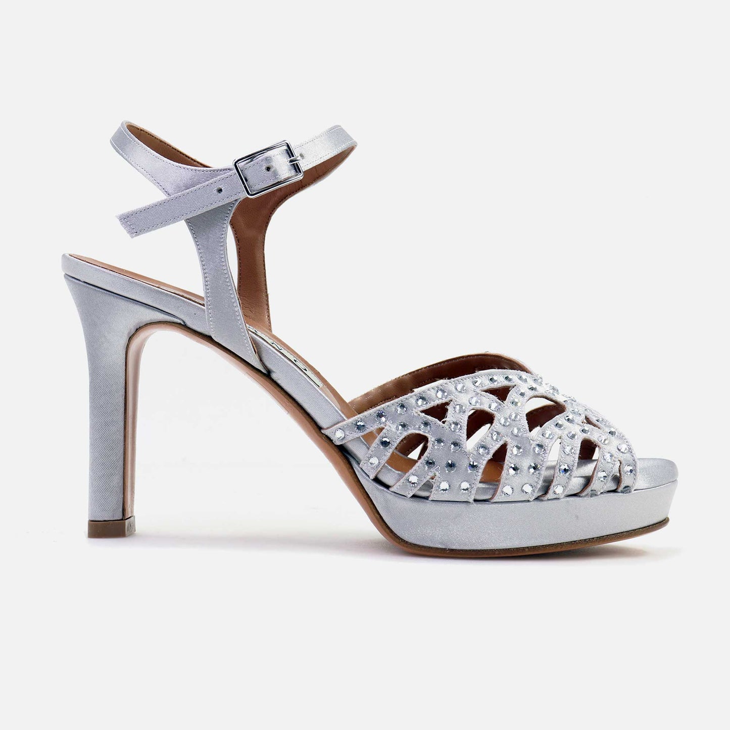 Sandália toilette com strass