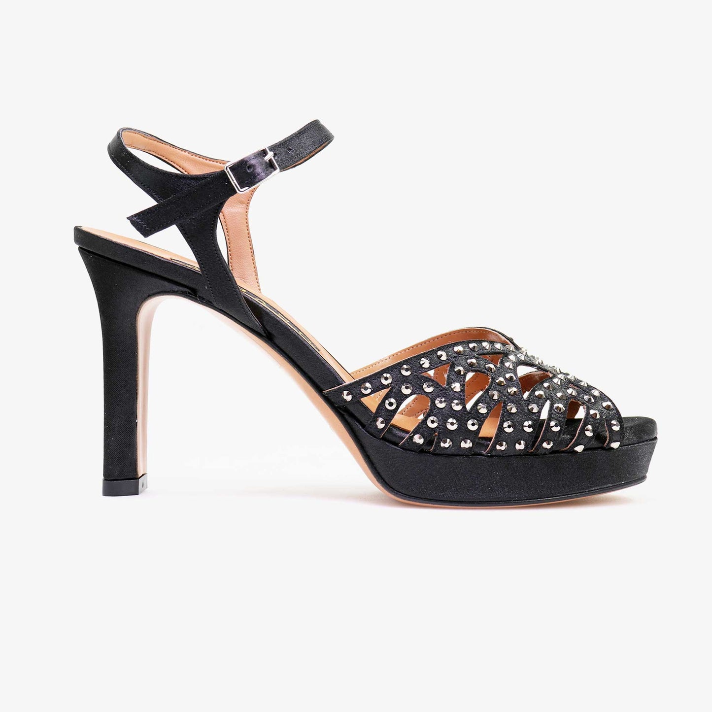 Sandália toilette com strass