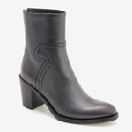Load image into Gallery viewer, Metallic leather ankle boots