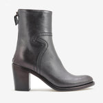 Upload image to gallery viewer, Metallic leather ankle boots