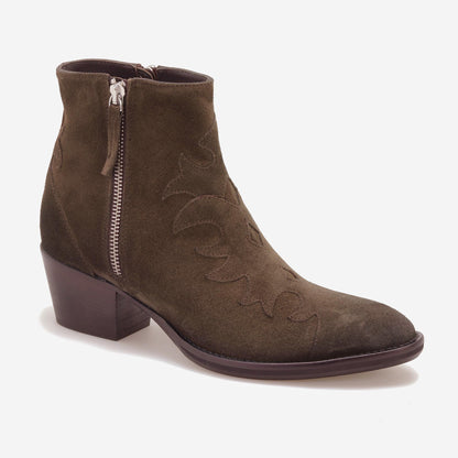 Botins Curtos de Camurça