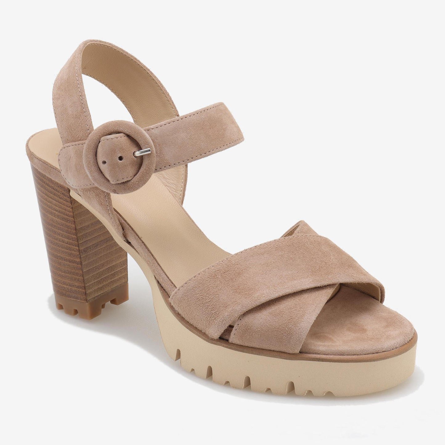 Women's suede sandal