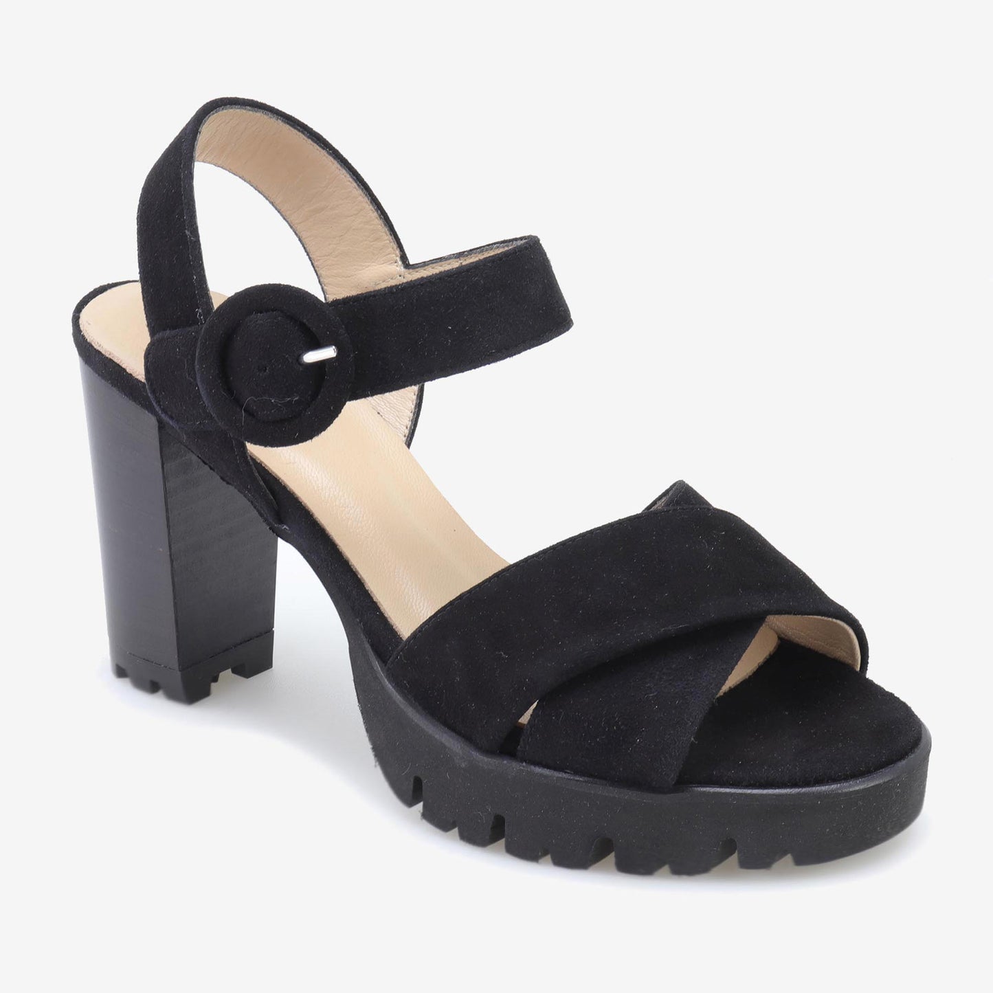 Women's suede sandal