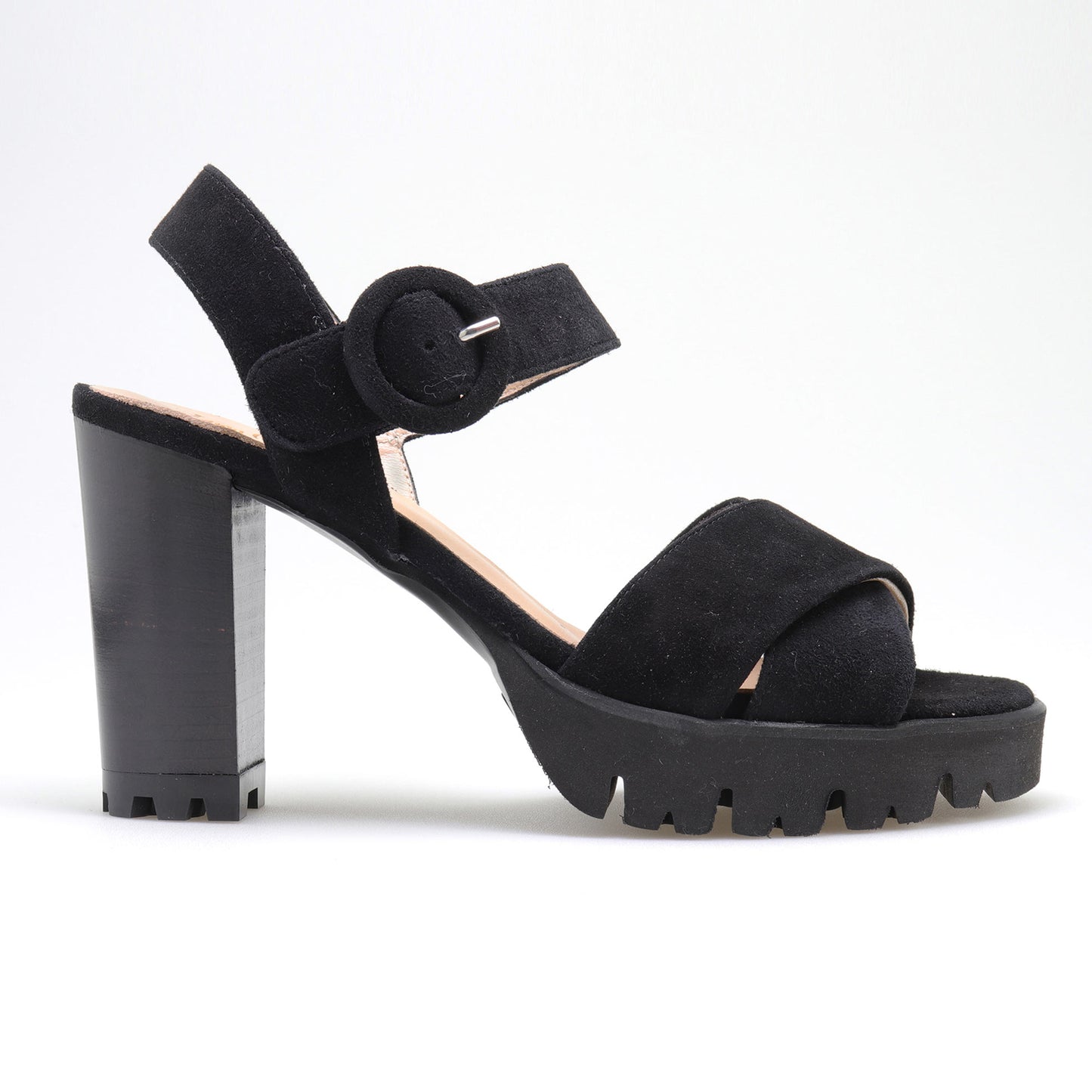 Women's suede sandal