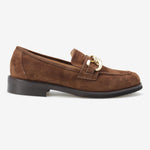 Load image into Gallery viewer, Suede moccasin with chain