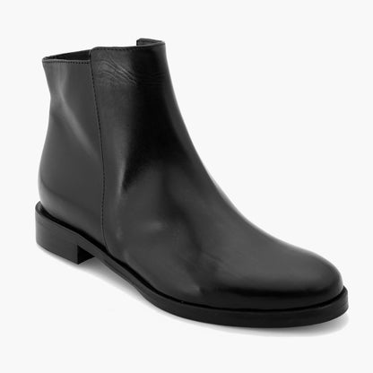 Classic leather women's ankle boots