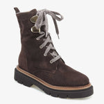 Upload image to gallery viewer, Suede and fur ankle boots
