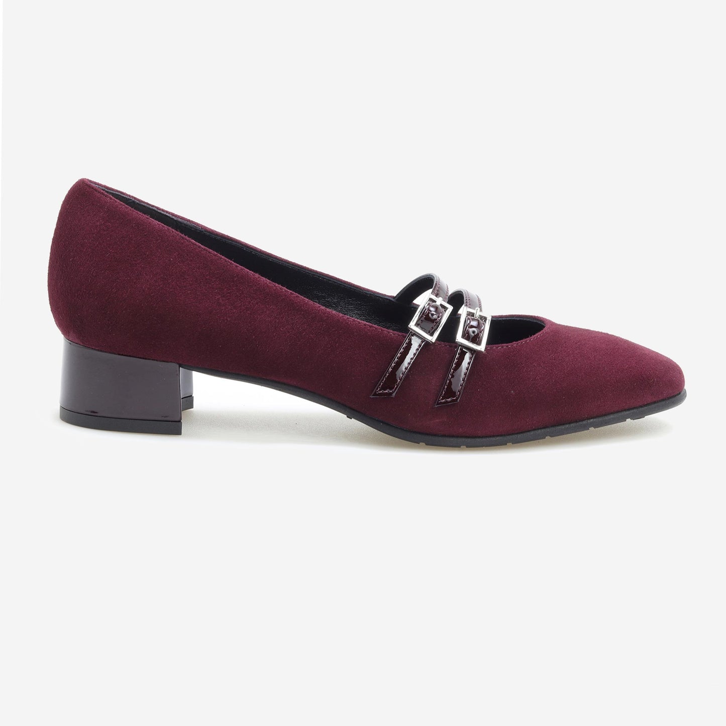 Sapatos Mary Jane com duas Fivelas