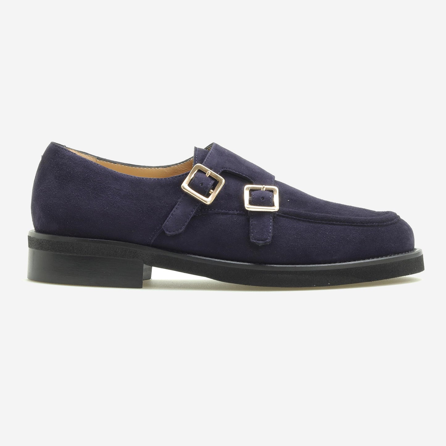 Mocassins de Camurça com duas Fivelas