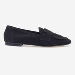 Load image into Gallery viewer, Women&#39;s suede loafers with fringes
