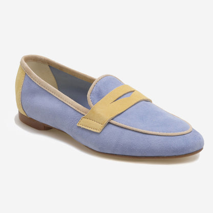 Mocassins de Camurça Tricolor