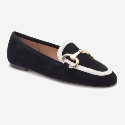 Mocassins de Camurça Bicolor