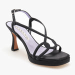 Load image into Gallery viewer, Lurex leather sandals