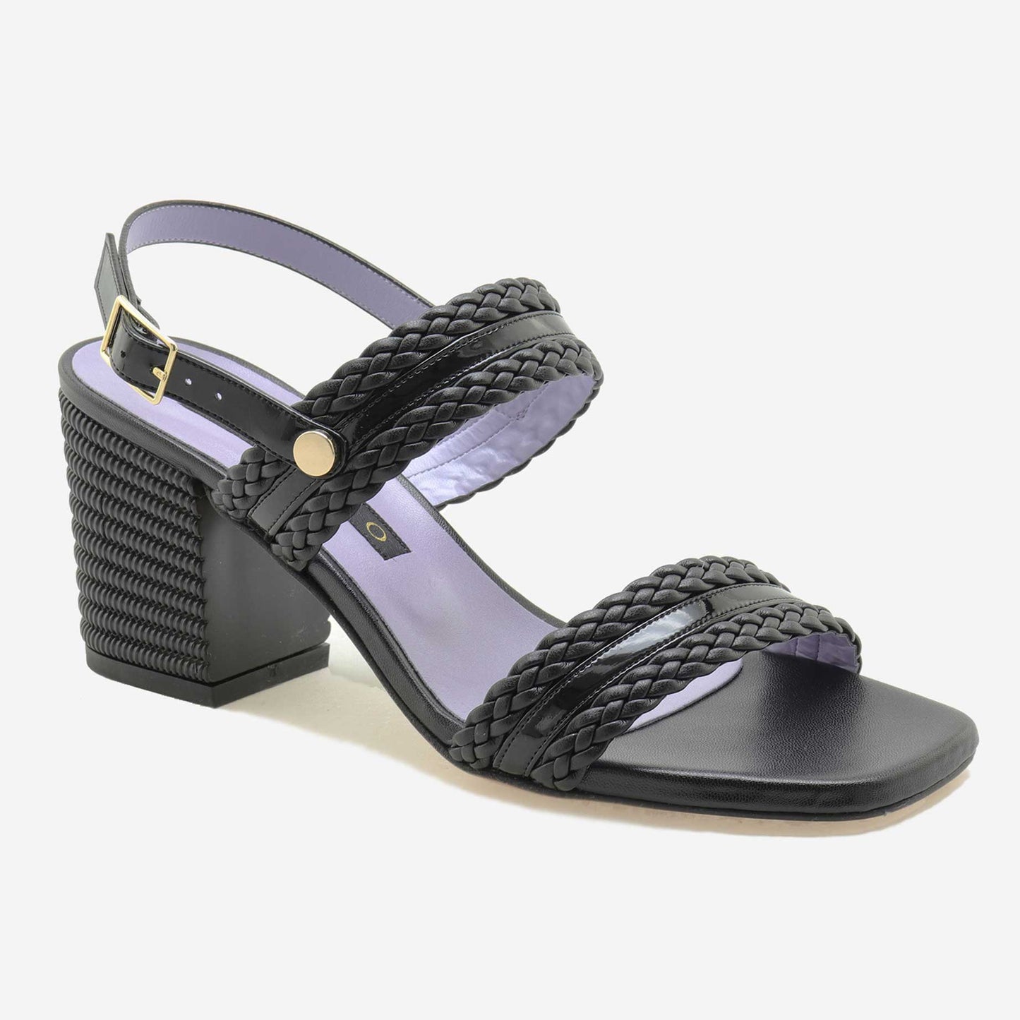 Women's woven leather sandal