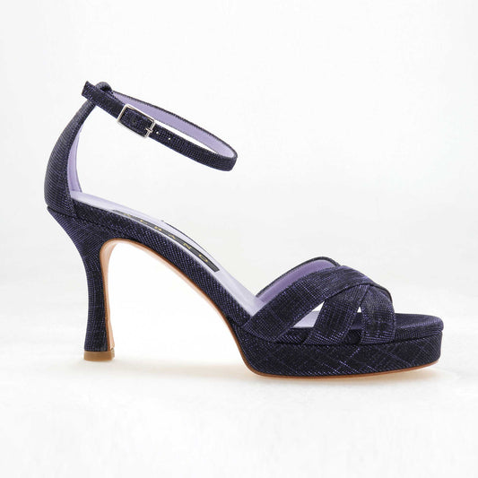 Women's toilette lurex sandal