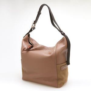 Leather and suede bag