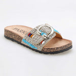 Load image into Gallery viewer, Ladies sandal with beads
