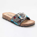 Load image into Gallery viewer, Ladies sandal with beads
