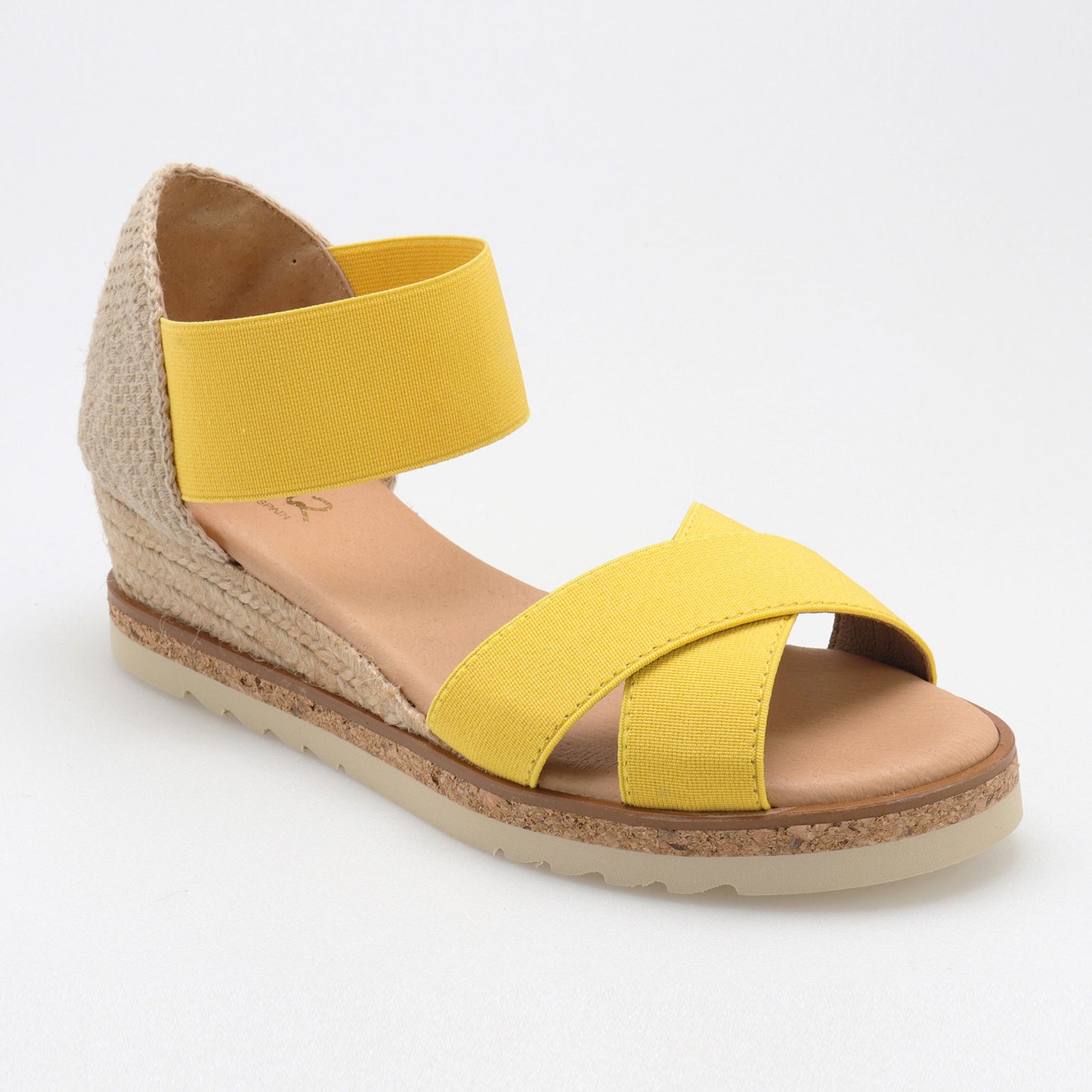 Summer espadrilles with crossed straps