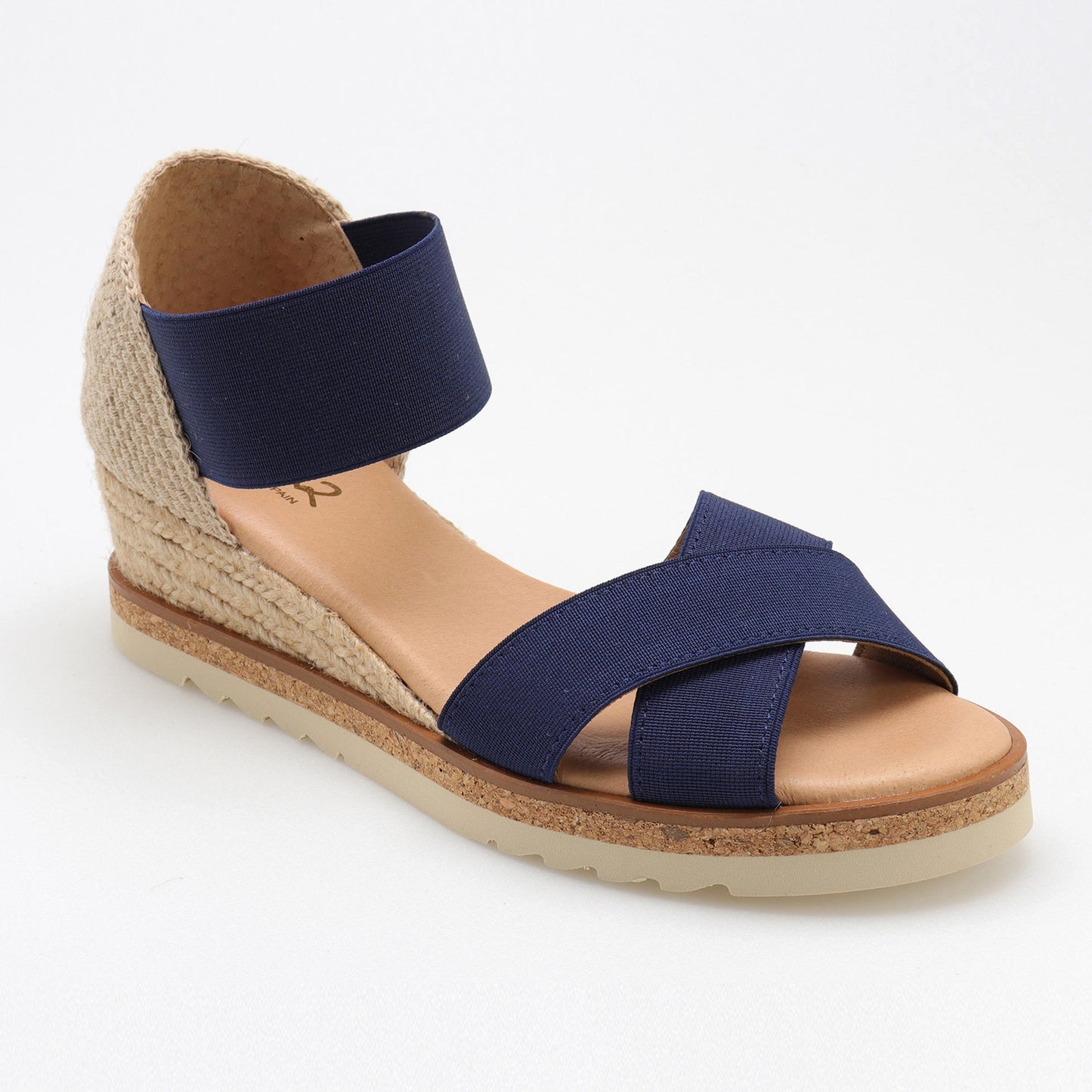 Summer espadrilles with crossed straps