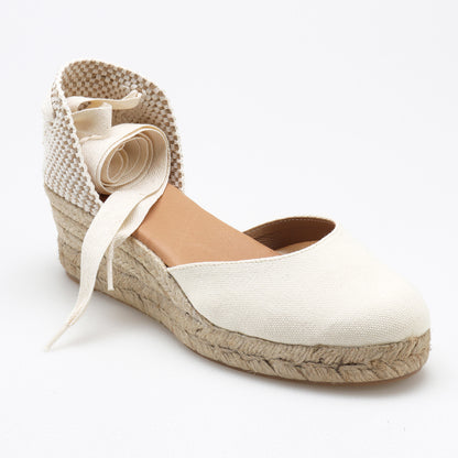 Summer cotton espadrille