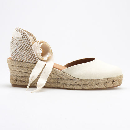 Summer cotton espadrille