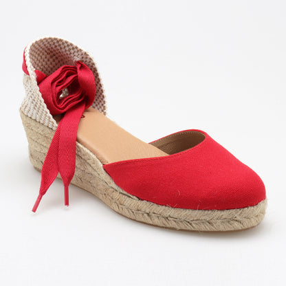 Summer cotton espadrille