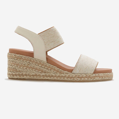 Summer espadrille with straps