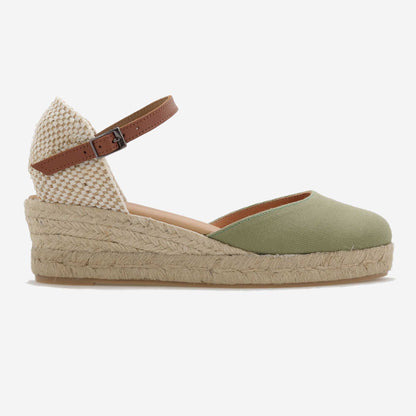 Canvas summer espadrille