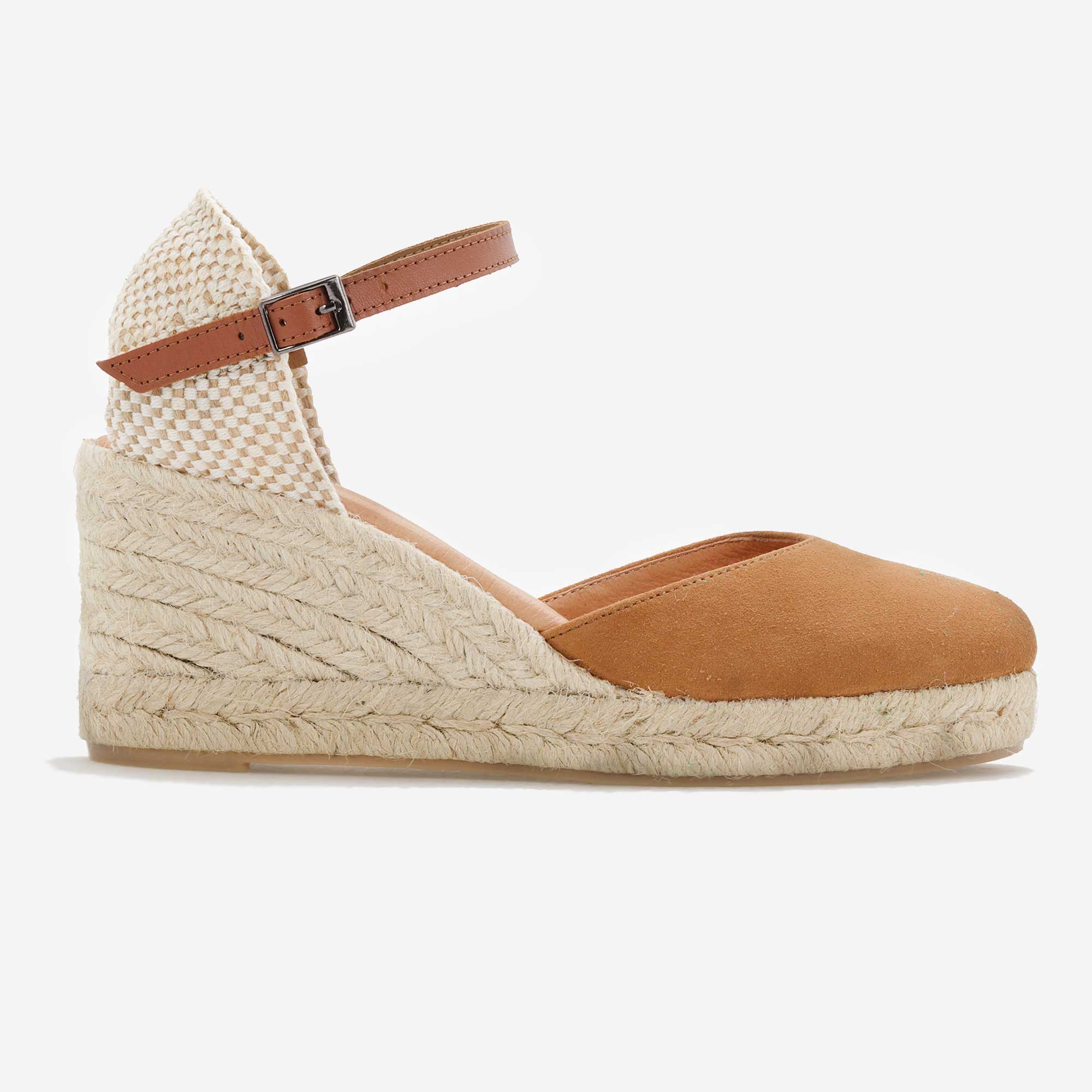 Summer suede espadrille