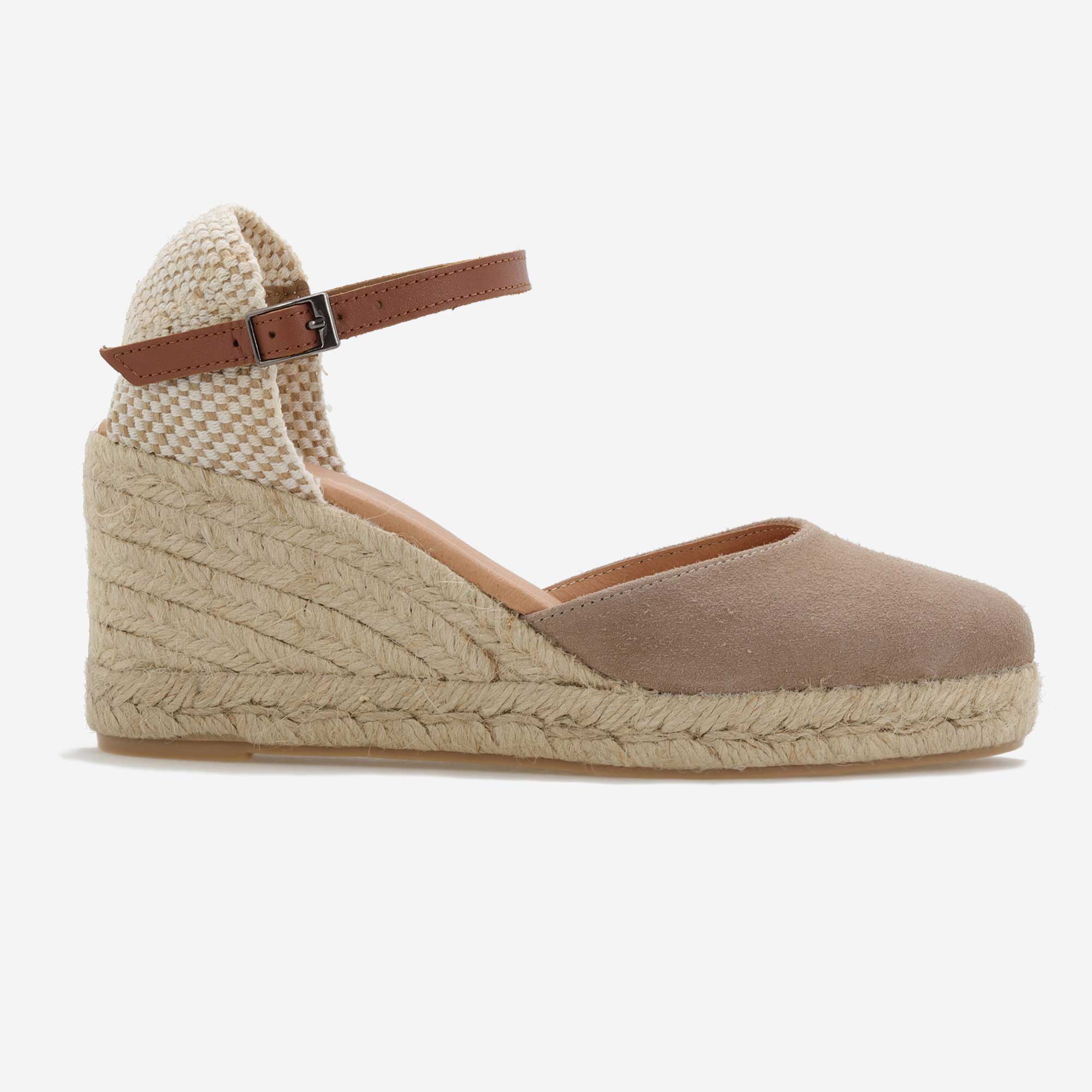 Summer suede espadrille