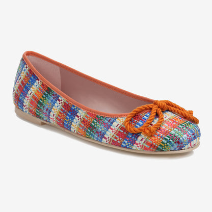 Multicolor cotton ballerina