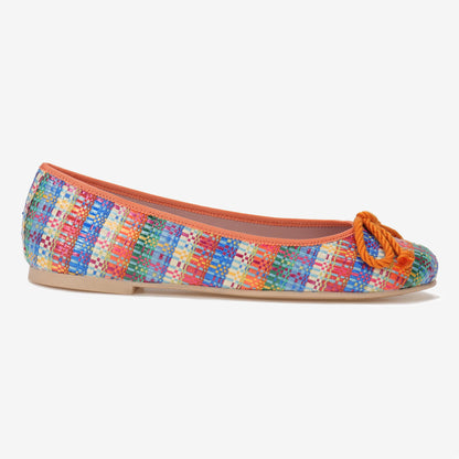 Multicolor cotton ballerina