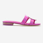 Upload image to gallery viewer, Metallic leather sandal
