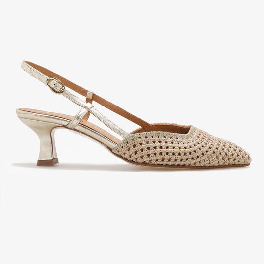 Sapatos Scarpin Crochet