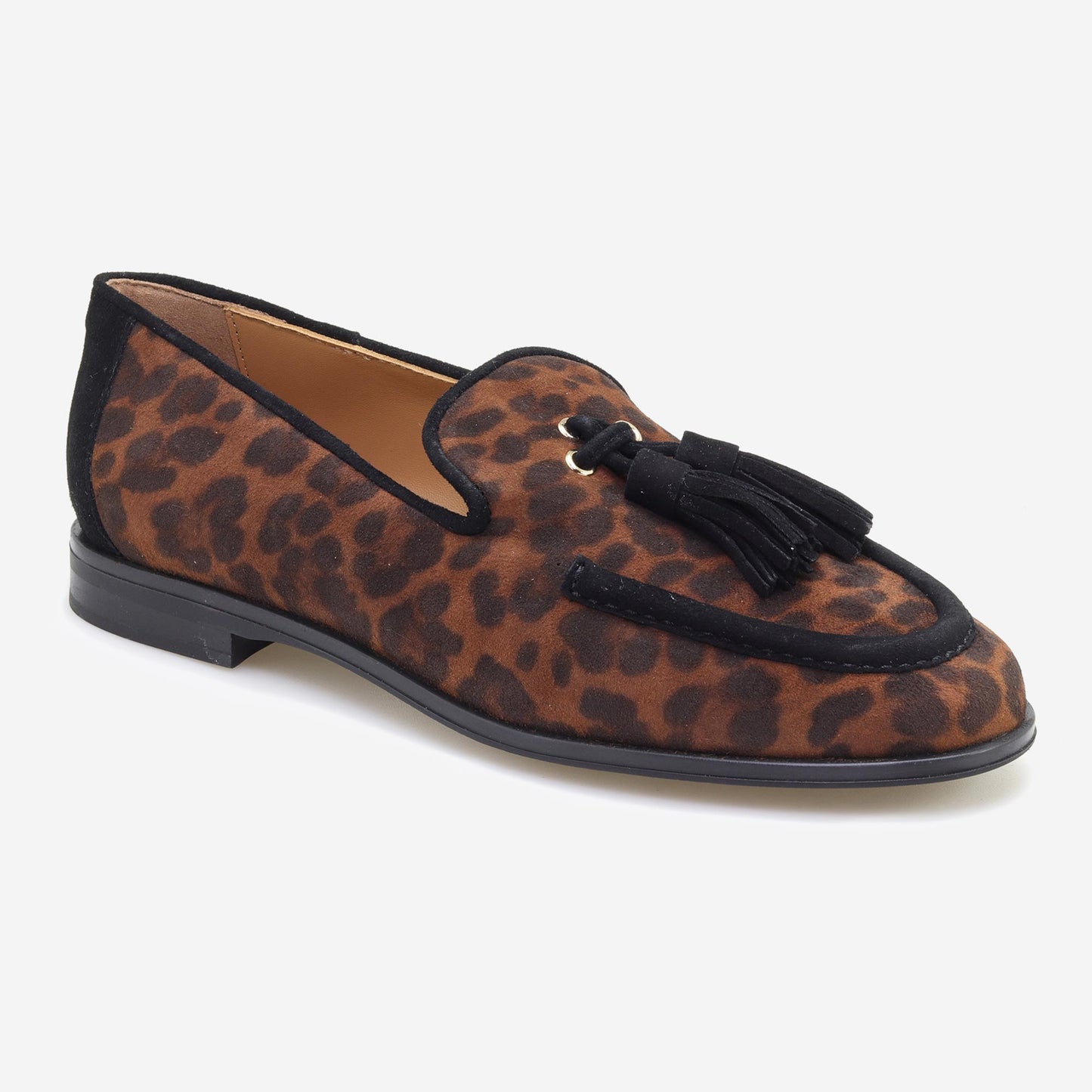 Mocassins Leopardo com Berloques